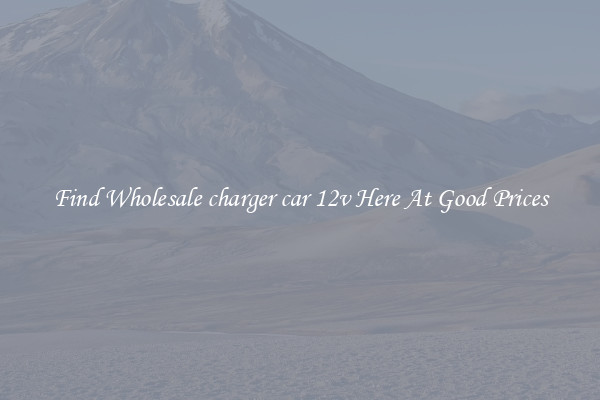 Find Wholesale charger car 12v Here At Good Prices