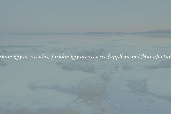 fashion key accessories, fashion key accessories Suppliers and Manufacturers
