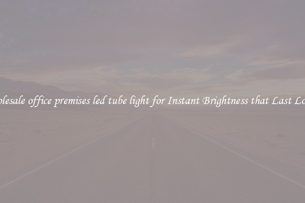 Wholesale office premises led tube light for Instant Brightness that Last Longer