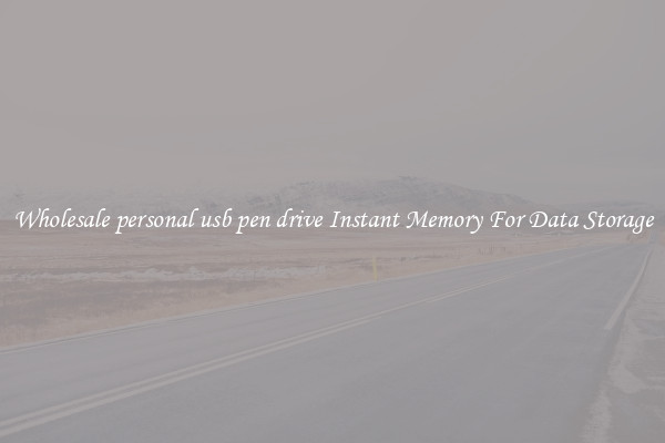Wholesale personal usb pen drive Instant Memory For Data Storage