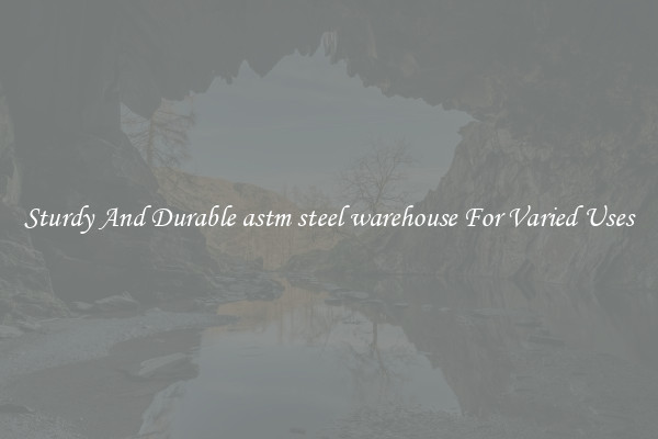 Sturdy And Durable astm steel warehouse For Varied Uses
